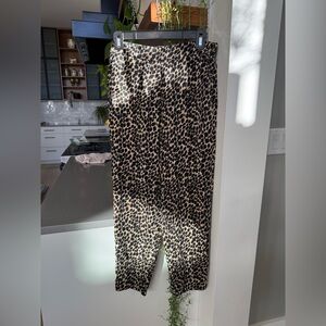 J. Crew Jamie Leopard Print Pants